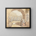 La Compañía de los Sacconi en el Coliseo - Bartolomeo Pinelli — cuadro enmarcado en la pared