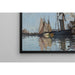 Reproducción del cuadro Bateaux dans le Port de Honfleur - Claude Monet
