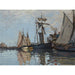 Reproducción del cuadro Bateaux dans le Port de Honfleur - Claude Monet