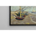 Reproducción del cuadro Bateaux de pêche sur la plage des Saintes-Maries-de-la-Mer - Vincent van Gogh