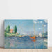 Reproduction of the painting Bateaux rouges, Argenteuil de Claude Monet