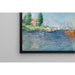 Reproduction of the painting Bateaux rouges, Argenteuil de Claude Monet