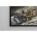 Reproducción del cuadro Barcos transportando anclas hacia los barcos de guerra holandeses - Joseph Mallord William Turner