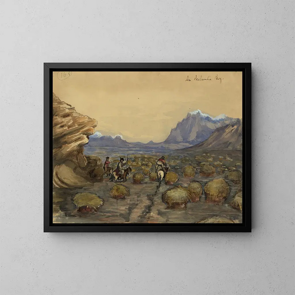 Un marais islandais - Bayard Taylor — cuadro enmarcado en la pared