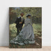 Reproduction of the painting Bazille and Camille Study for Luncheon on the Grass - Claude Monet