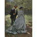 Reproduction of the painting Bazille and Camille Study for Luncheon on the Grass - Claude Monet