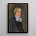 Self-portrait painting - Beda Stjernschantz — framed artwork on a wall