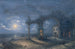 Marine landscape painting with ruins - Bello Brivio — artwork view