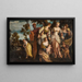 La découverte de Moïse - Benedetto Caliari — framed artwork on a wall