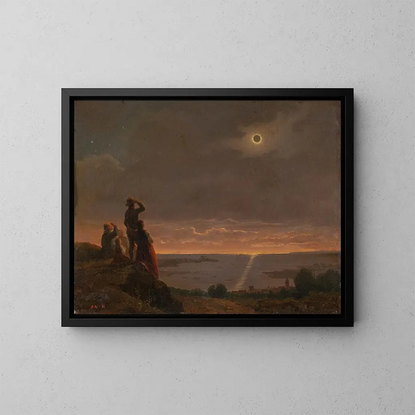 Eclipse solar - Bengt Nordenberg — cuadro enmarcado en la pared