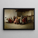 La Salle de Club - Benjamin Eugène Fichel — framed artwork on a wall