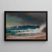 Estudio al óleo para un paisaje marino - Benjamin Champney — cuadro enmarcado en la pared