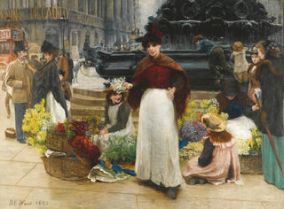 Benjamin Evans Ward - Flower Girls Piccadilly Circus.webp