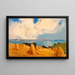 Bay of Mounts, Cornwall - Benjamin Haughton — framed artwork on a wall