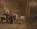 Escena de caza del zorro - Benjamin Marshall — vista de la obra