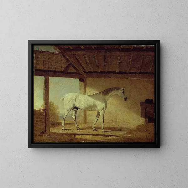El caballo del conde de Coventry - Benjamin Marshall — cuadro enmarcado en la pared