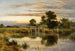 Lock on the Thames at Streatley - Benjamin Williams Leader — artwork view