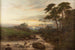 Stream near Pine Forest at Sunset - Benjamin Williams Leader — artwork view