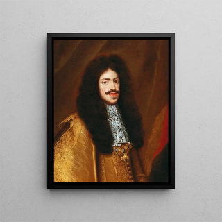 Benjamin von Block - Portrait Of Emperor Leopold I As A Young Man Wearing The Order Of The Golden Fleece.webp