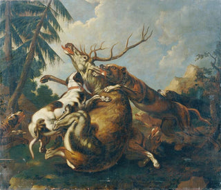 Benno Raffael Adam - Hirschjagd.webp
