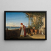 Femme de Procida - Benno Trümper — framed artwork on a wall