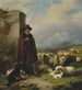 de Berger escocés con su rebaño - Eugène Joseph Verboeckhoven — vista de la obra