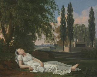 Bernard Gaillot - Woman Sleeping in a Landscape with a Letter.webp