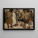 Gare Victoria, District Railway - Bernard Meninsky — framed artwork on a wall