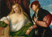 Mujer visitada por su amante - Bernardino Licinio — vista de la obra