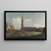Piazza San Marco, Venecia - Bernardo Bellotto — cuadro enmarcado en la pared