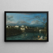 Vaprio d'Adda painting - Bernardo Bellotto — framed artwork on a wall