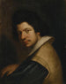 Retrato de un hombre con una fresa - Bernardo Strozzi — vista de la obra