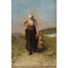 Reproducción del cuadro Madre e hijo paseando por las dunas - Bernardus Johannes Blommers