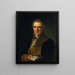 Retrato de José María Dez de Aznar - Bernat López Piquer — cuadro enmarcado en la pared