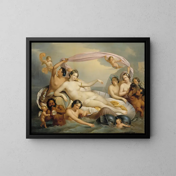 El Triunfo de Galatea - Berndt Abraham Godenhjelm — cuadro enmarcado en la pared
