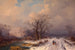 Paisaje nevado - Bernhard Fiedler — vista de la obra