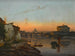 View of St. Peter's Basilica and St. Angel Castle, Rome - Bernhard Karl Mackeldey — artwork view