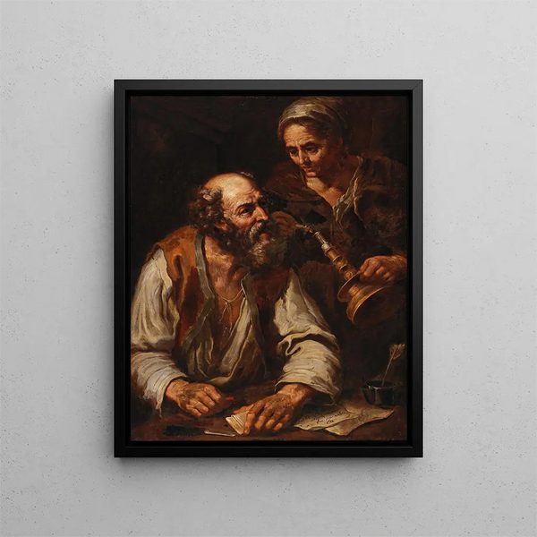 Bernhard Keil - Sealing a letter.webp