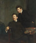 doble retrato de los hermanos Bernhard y Emil Sterman - Bernhard Störmann — vista de la obra