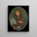 Retrato de Hilda Sterman - Bernhard Störmann — cuadro enmarcado en la pared