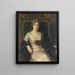 Portrait of Princess Maria Pavlovna of Russia - Bernhard Störmann — framed artwork on a wall