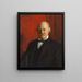 Portrait of a Man - Bernhard Störmann — framed artwork on a wall