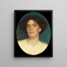 Retrato de la cantante de ópera Signe Rappe Welden - Bernhard Störmann — cuadro enmarcado en la pared
