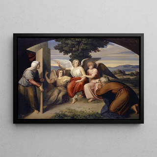 Bernhard von Neher the younger - The Angels With Abraham.webp