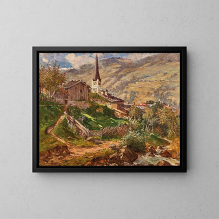 Bertha von Tarnoczy - A view of Bad Hofgastein.webp