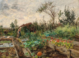 Bertha von Tarnoczy - In the Farmhouse Garden.webp