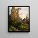 Motif of Dachau near Munich - Bertha von Tarnoczy — framed artwork on a wall
