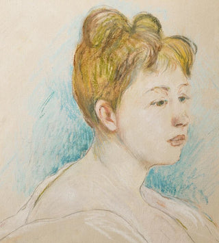 Mademoiselle P - Berthe Morisot | Cuadro — vista de la obra