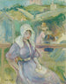 Sobre la playa de Portrieux - Berthe Morisot — vista de la obra