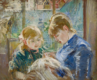 Berthe Morisot - The Artists Daughter Julie with her Nanny.webp